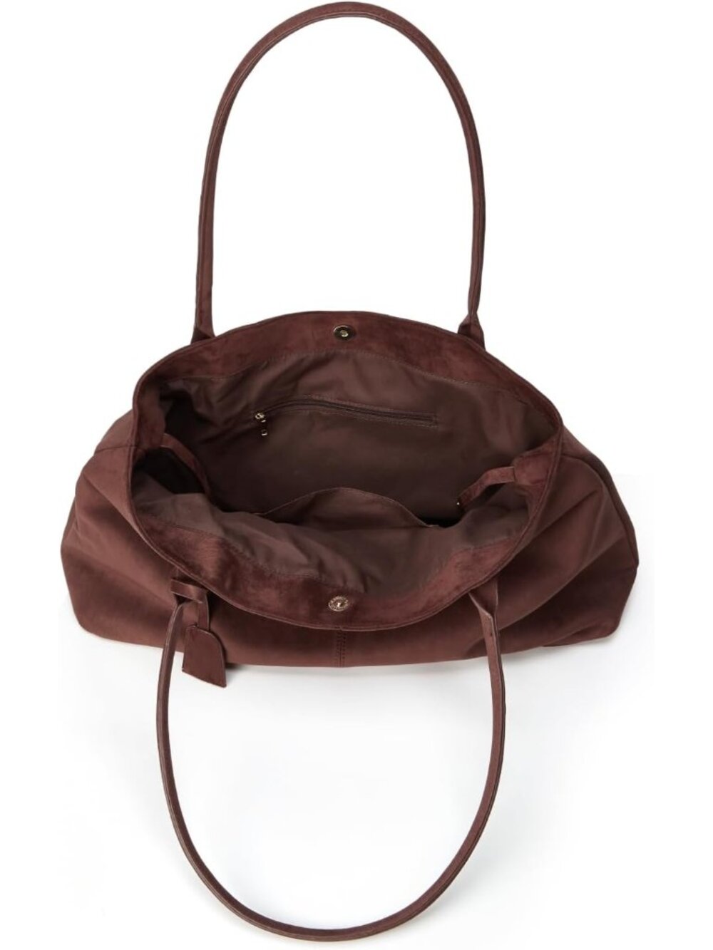 Suede Purses for Women 2025 Fall Trendy Slouchy Shoulder Bag Suede Handbags Vint - Picture 6 of 7
